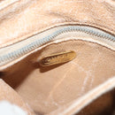 GUCCI GG Plus Supreme Shoulder Bag PVC Beige Gold Auth BA3539-16