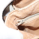 GUCCI GG Plus Supreme Shoulder Bag PVC Beige Gold Auth BA3539-22