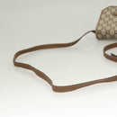 GUCCI GG Plus Supreme Shoulder Bag PVC Beige Gold Auth BA3539-7