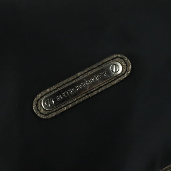 BURBERRY Shoulder Bag Nylon Black Auth BA3541