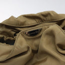 Christian Dior Maris Pearl Shoulder Bag Nylon Beige Silver Auth BA3544-14