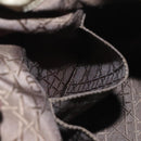 Christian Dior Maris Pearl Shoulder Bag Nylon Beige Silver Auth BA3544-19