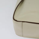 Stella MacCartney Shoulder Bag Leather Gold White 557906 Auth BA3547-15