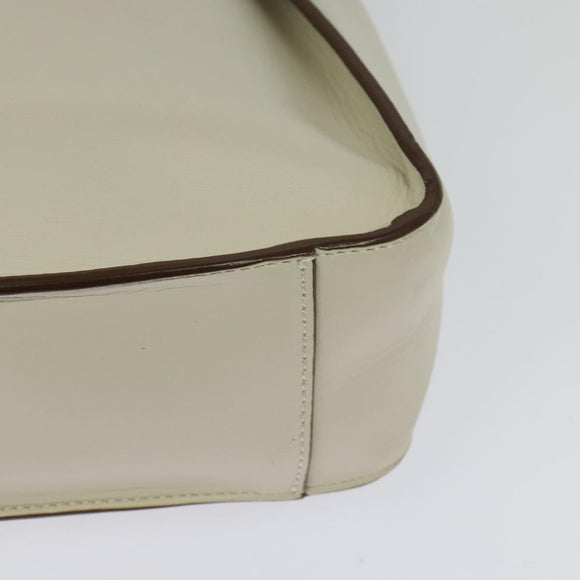 Stella MacCartney Shoulder Bag Leather Gold White 557906 Auth BA3547