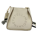 Stella MacCartney Shoulder Bag Leather Gold White 557906 Auth BA3547-13