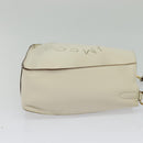 Stella MacCartney Shoulder Bag Leather Gold White 557906 Auth BA3547-4