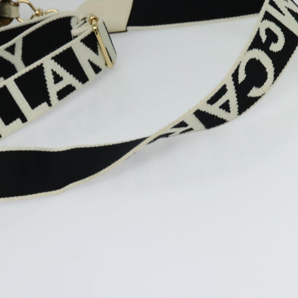 Stella MacCartney Shoulder Bag Leather Gold White 557906 Auth BA3547