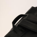 Gianni Versace Backpack Leather Black Gold Auth BA3548-8