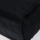 PRADA Hand Bag Nylon Navy Gold Auth BA355-15