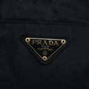 PRADA Hand Bag Nylon Navy Gold Auth BA355-17