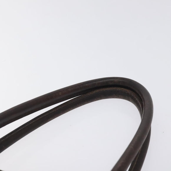 BURBERRY Nova Check Hand Bag Canvas Beige Auth BA3554