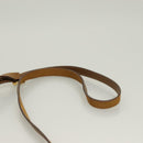 Salvatore Ferragamo Shoulder Bag Suede Brown Gold Auth BA3556-14