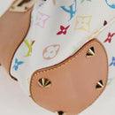 LOUIS VUITTON Monogram Multicolor Judy PM Shoulder Bag White M40257 Auth BA3564SAV-14
