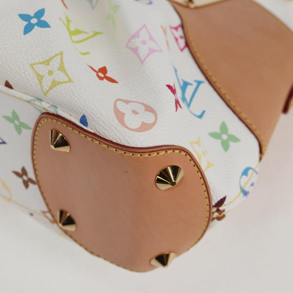LOUIS VUITTON Monogram Multicolor Judy PM Shoulder Bag White M40257 Auth BA3564SAV