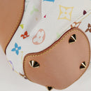 LOUIS VUITTON Monogram Multicolor Judy PM Shoulder Bag White M40257 Auth BA3564SAV-16