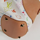 LOUIS VUITTON Monogram Multicolor Judy PM Shoulder Bag White M40257 Auth BA3564V-9