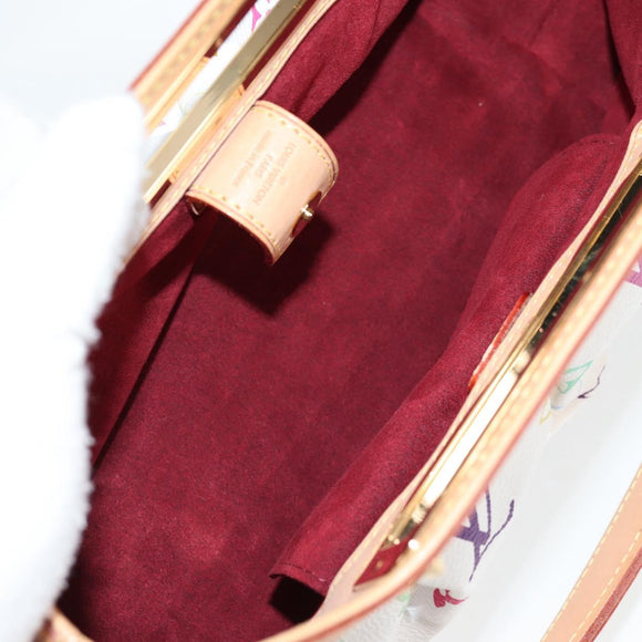 LOUIS VUITTON Monogram Multicolor Judy PM Shoulder Bag White M40257 Auth BA3564V