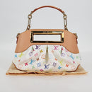 LOUIS VUITTON Monogram Multicolor Judy PM Shoulder Bag White M40257 Auth BA3564V-12