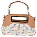 LOUIS VUITTON Monogram Multicolor Judy PM Shoulder Bag White M40257 Auth BA3564SAV-2