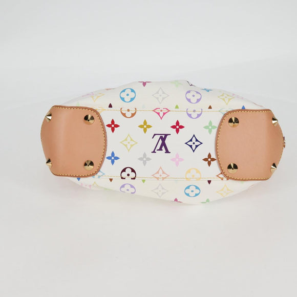 LOUIS VUITTON Monogram Multicolor Judy PM Shoulder Bag White M40257 Auth BA3564V