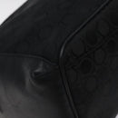 Salvatore Ferragamo Shoulder Bag Canvas Black Gold Auth BA3569-9