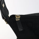 Salvatore Ferragamo Shoulder Bag Canvas Black Gold Auth BA3569-10