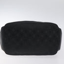 Salvatore Ferragamo Shoulder Bag Canvas Black Gold Auth BA3569-5