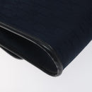 Christian Dior Trotter Canvas Shoulder Bag Navy Auth BA3570-13