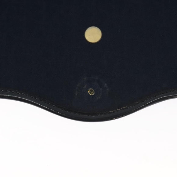 Christian Dior Trotter Canvas Shoulder Bag Navy Auth BA3570