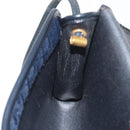 Christian Dior Trotter Canvas Shoulder Bag Navy Auth BA3570-20