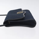 Christian Dior Trotter Canvas Shoulder Bag Navy Auth BA3570-5