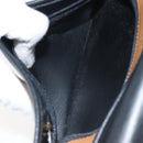 Christian Dior Shoulder Bag Leather Black Gold Auth BA3573-20