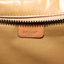 CELINE Macadam Canvas Shoulder Bag Beige Auth BA3577-18