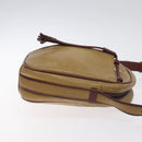 CARTIER Must Line Shoulder Bag Leather Brown Gold Auth BA3580-4