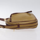 CARTIER Must Line Shoulder Bag Leather Brown Gold Auth BA3580-5