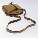 CARTIER Must Line Shoulder Bag Leather Brown Gold Auth BA3580-7