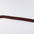 CARTIER Must Line Shoulder Bag Leather Brown Gold Auth BA3580-8