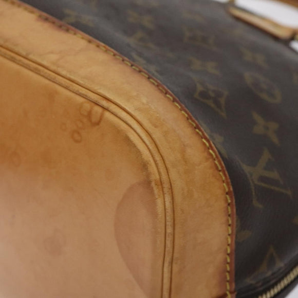 LOUIS VUITTON Monogram Alma Hand Bag M51130 LV Auth BA3586