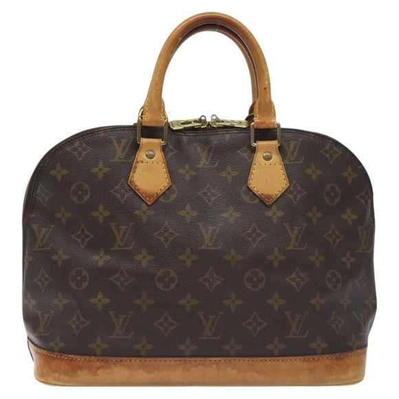 LOUIS VUITTON Monogram Alma Hand Bag M51130 LV Auth BA3586