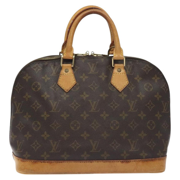 LOUIS VUITTON Monogram Alma Hand Bag M51130 LV Auth BA3586