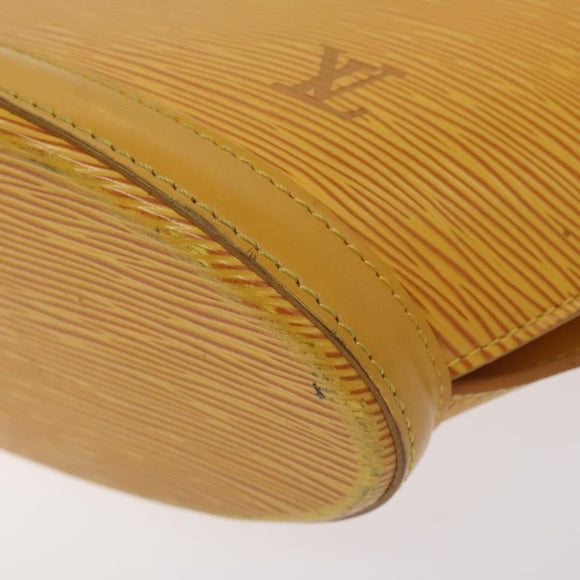 LOUIS VUITTON Epi Saint Jacques Hand Bag Yellow M52279 LV Auth BA3588