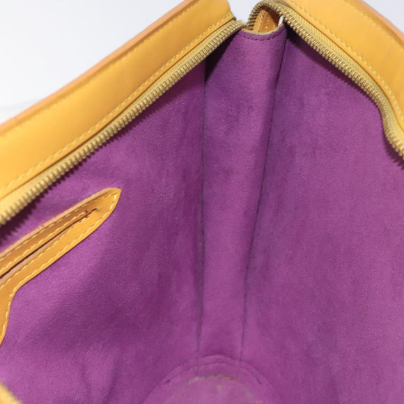 LOUIS VUITTON Epi Saint Jacques Hand Bag Yellow M52279 LV Auth BA3588