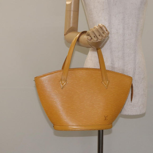 LOUIS VUITTON Epi Saint Jacques Hand Bag Yellow M52279 LV Auth BA3588