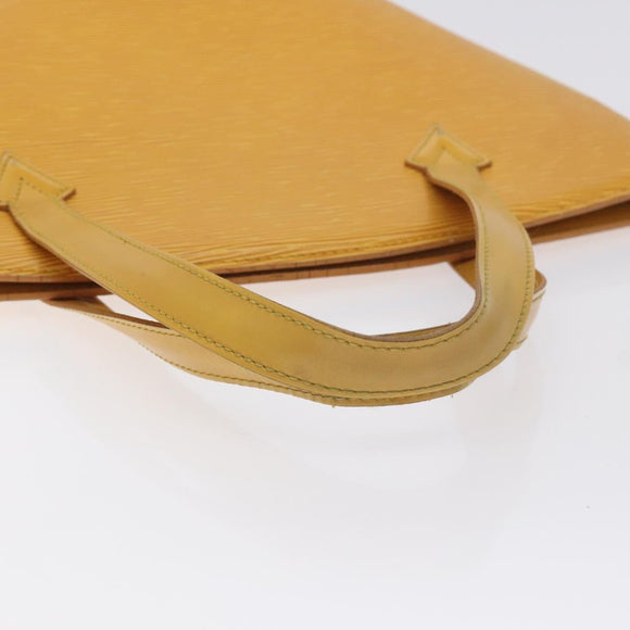 LOUIS VUITTON Epi Saint Jacques Hand Bag Yellow M52279 LV Auth BA3588