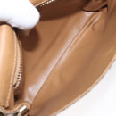 CELINE Macadam Canvas Shoulder Bag Brown Gold Auth BA3592-11