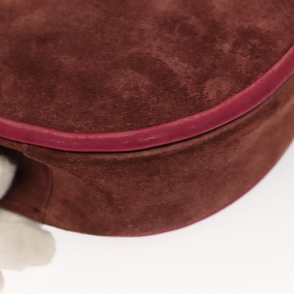 SAINT LAURENT Shoulder Bag Suede Brown Auth BA3599