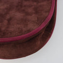 SAINT LAURENT Umhängetasche Wildleder Braun Auth BA3599-15