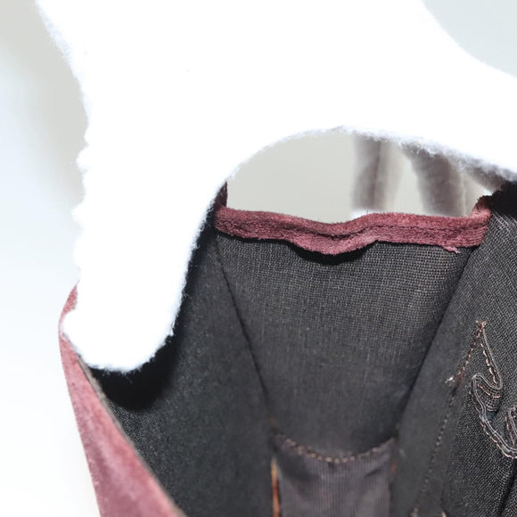 SAINT LAURENT Shoulder Bag Suede Brown Auth BA3599