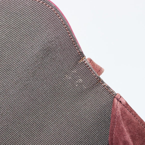 SAINT LAURENT Umhängetasche Wildleder Braun Auth BA3599
