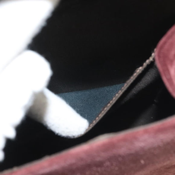 SAINT LAURENT Shoulder Bag Suede Brown Auth BA3599